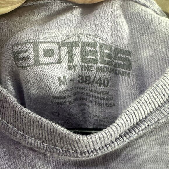 3D Tees By The Mountain Kittens Floral Purple Shirt Womens Size M 38/40 Y2K - Picture 3 of 7